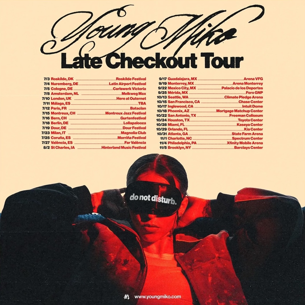 Young Miko Late Checkout Tour Poster 2026